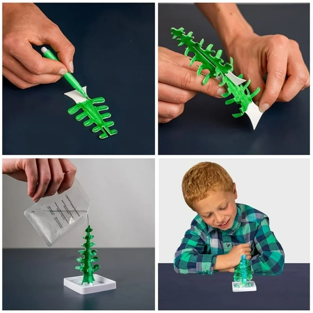 NATIONAL GEOGRAPHIC Crystal Growing Garden Grow Two Crystal Trees in Just 6 Hour